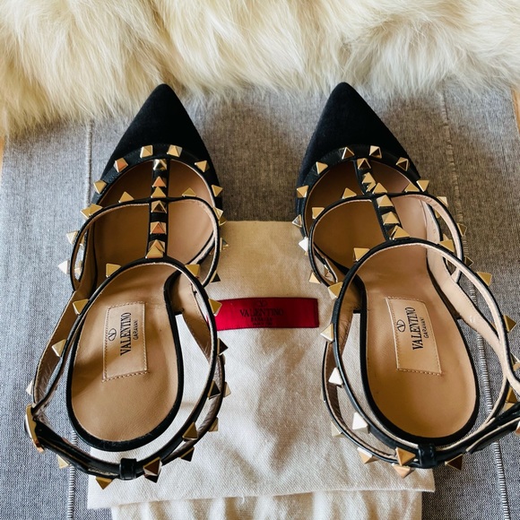 VALENTINO GARAVANI ROCKSTUD VELVET - Picture 5 of 14